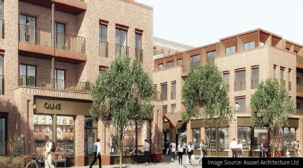 CGI of Avanton's BTR development in Richmond upon Thames