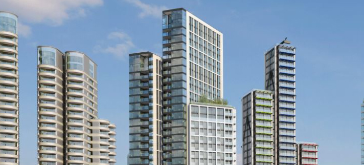CGI of the Ocubis 900 room hotel development in Lambeth, London
