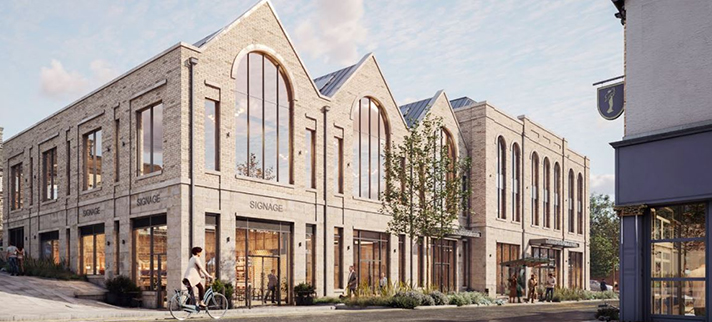 CGI of the new Stockbridge Library in Sheffield.