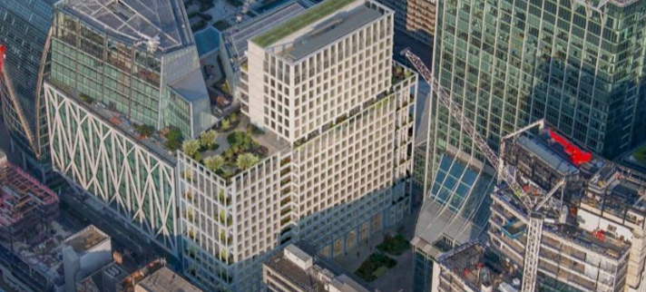 An artist's impression of the new Tenter House Office Project in London